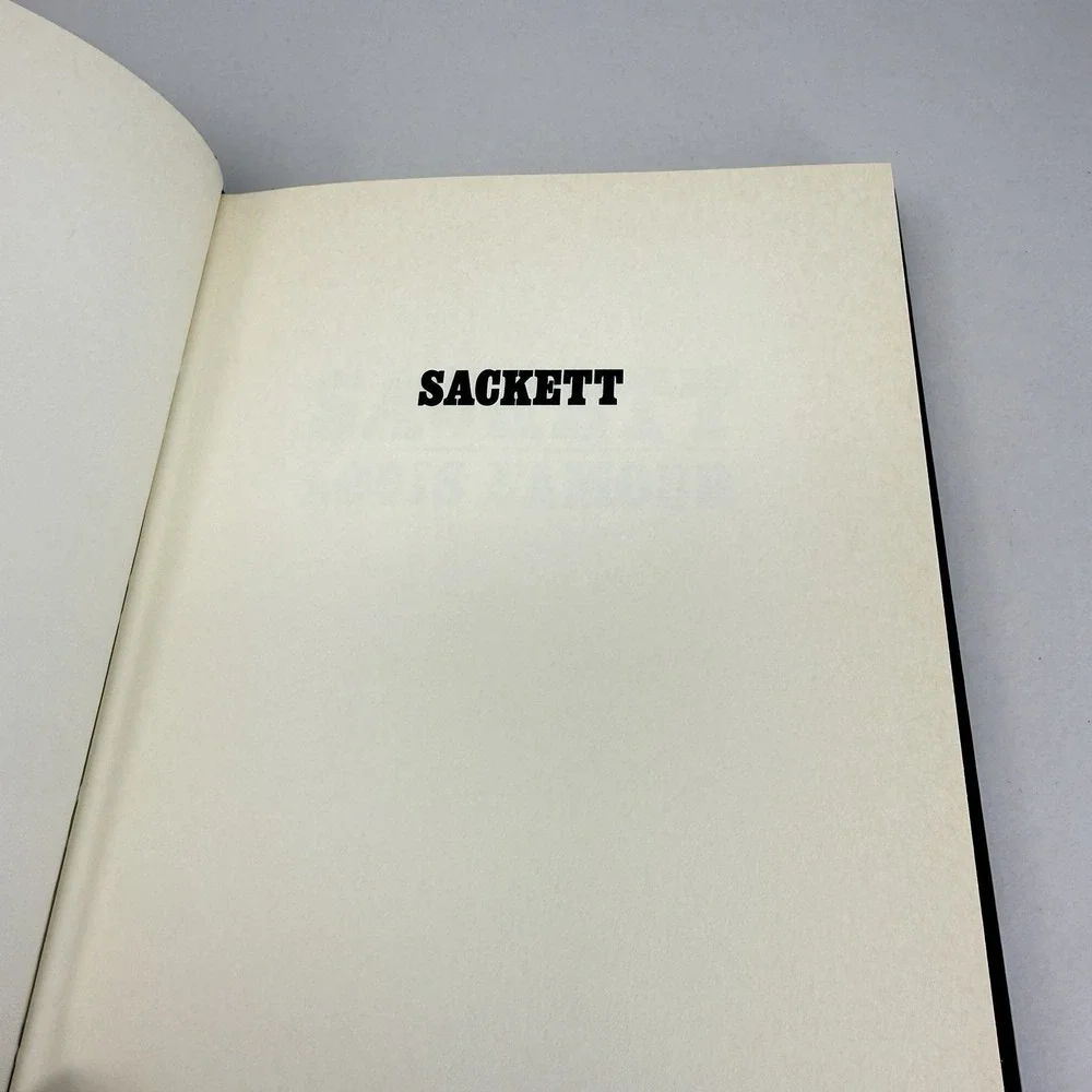 Sackett Louis L'Amour Collection Vintage Leatherette Bantam 1981 Western Novel
